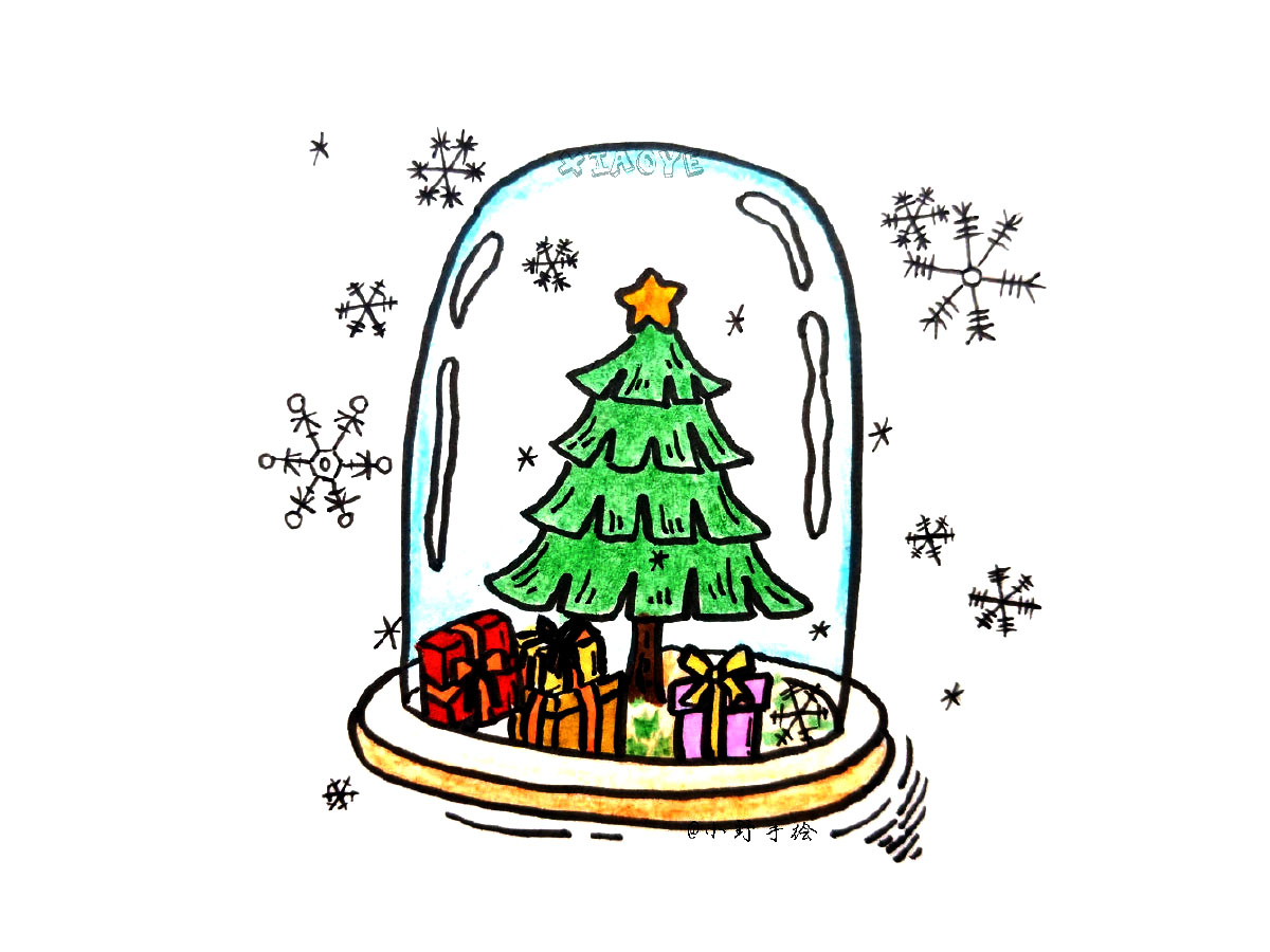 圣诞节主题简笔画-图3