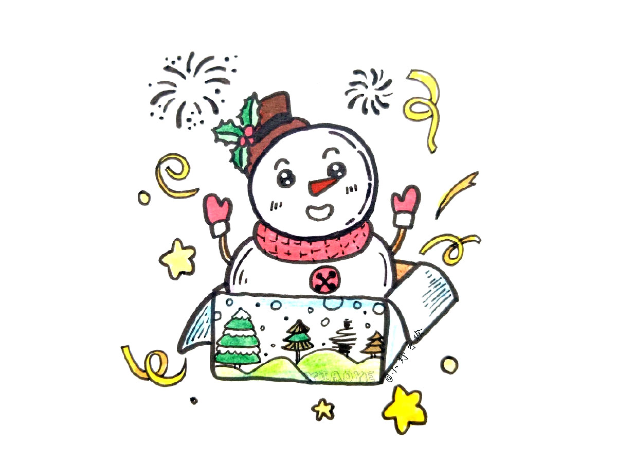 圣诞节主题简笔画-图17