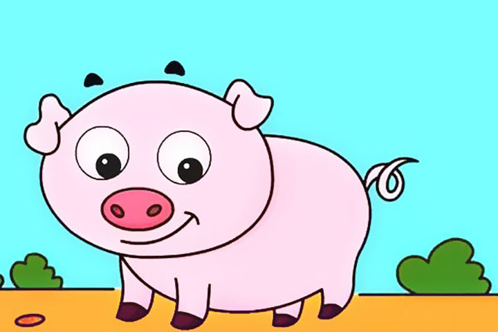 画可爱小猪的详细步骤