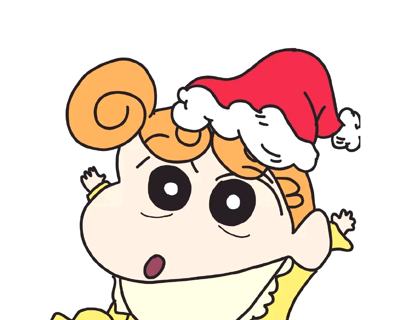 圣诞节快乐呀！分享一组蜡笔小新圣诞头像-图4