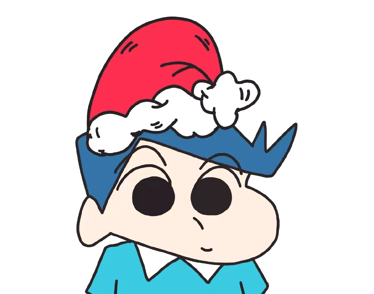 圣诞节快乐呀！分享一组蜡笔小新圣诞头像-图6