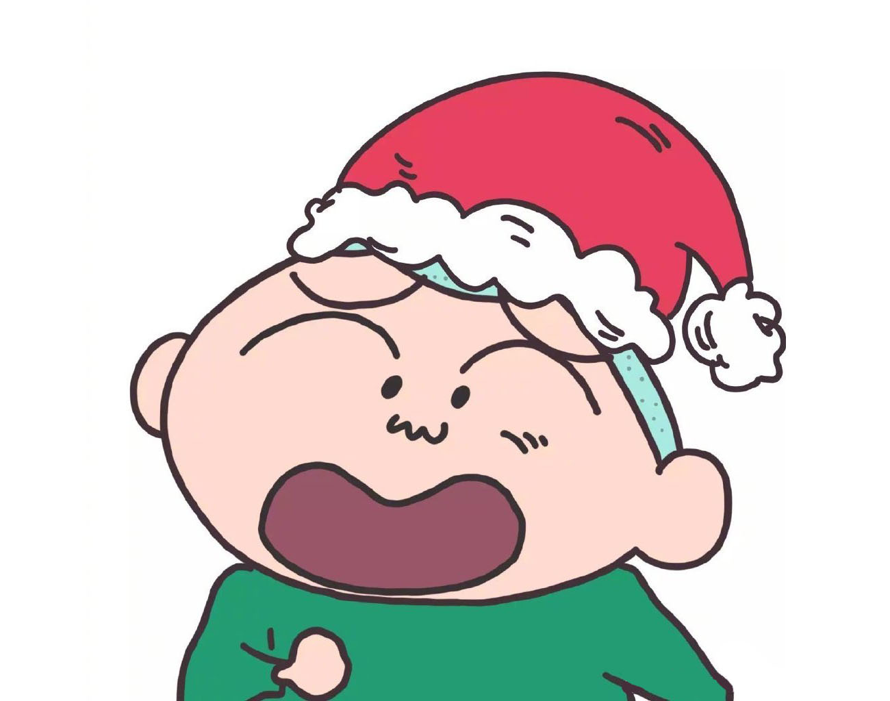 圣诞节快乐呀！分享一组蜡笔小新圣诞头像-图7
