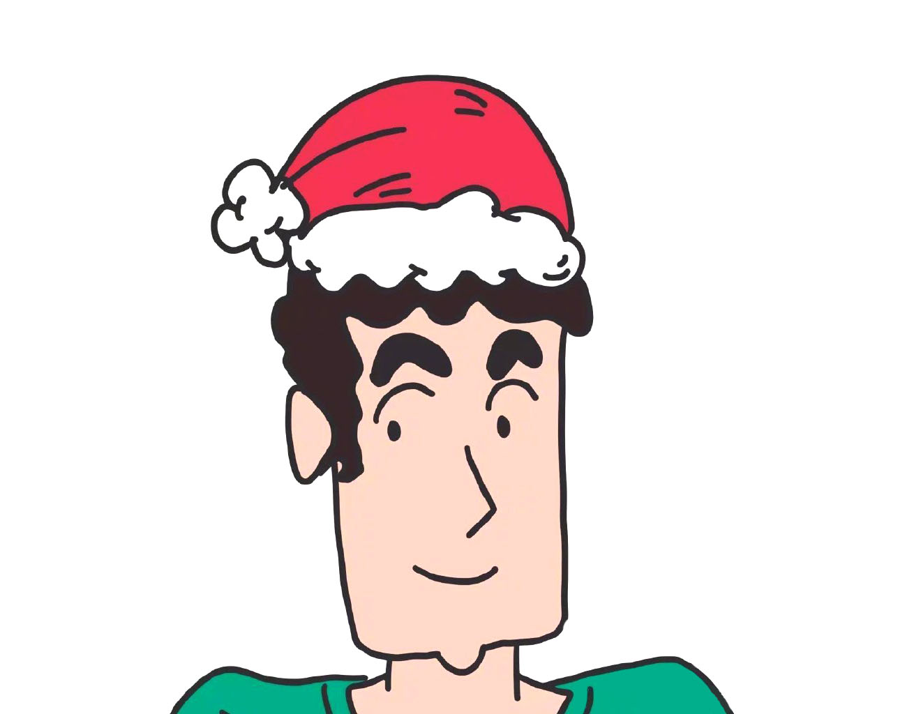 圣诞节快乐呀！分享一组蜡笔小新圣诞头像-图9