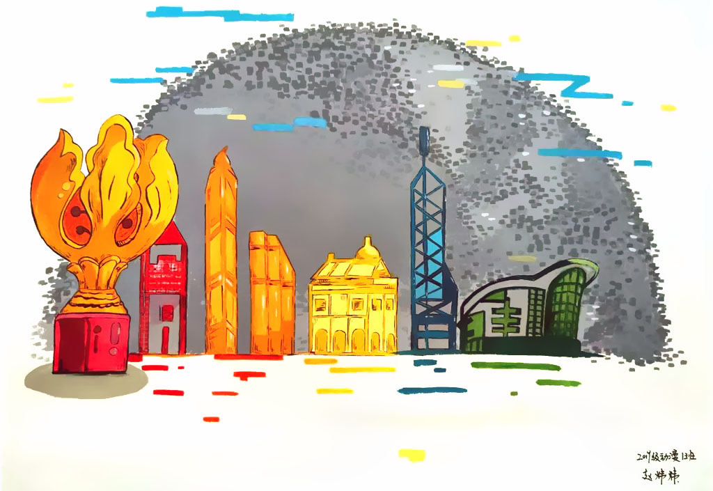 香港印象手抄报图片-图2