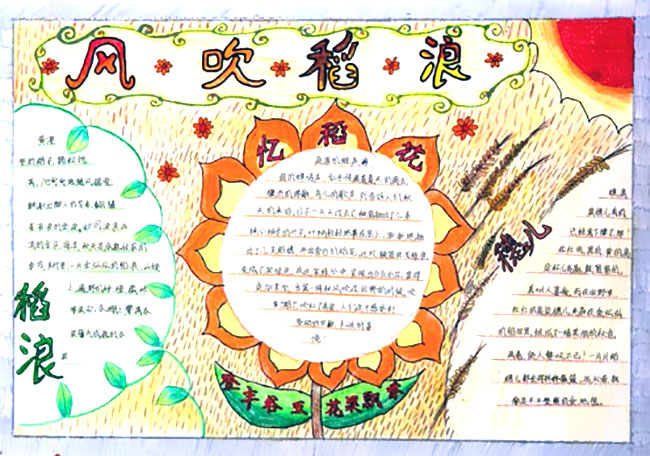 秋季丰收日手抄报图片大全-图6