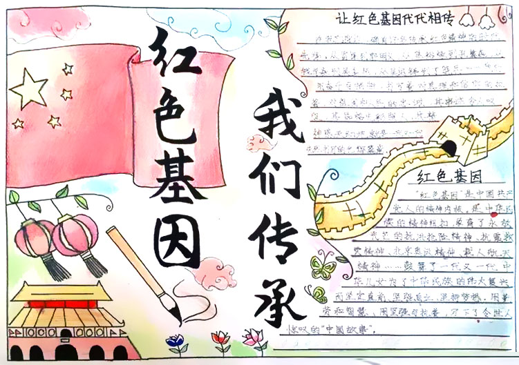 简单漂亮的中国梦手抄报怎么画-图1