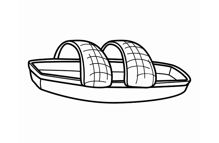 小木船简笔画图片-图1