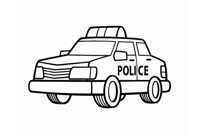 出租车简笔画图片-图1