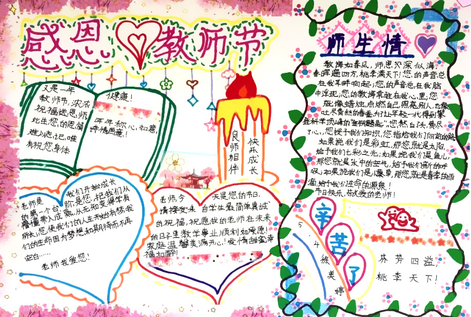 关于感恩的手抄报-图3