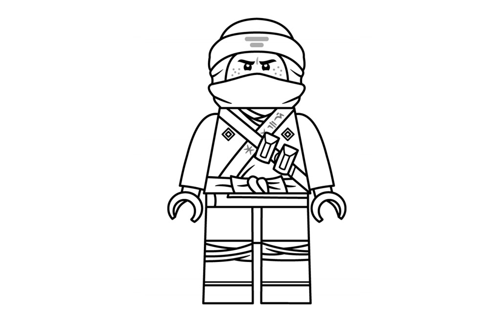 乐高忍者简笔画图片-图3