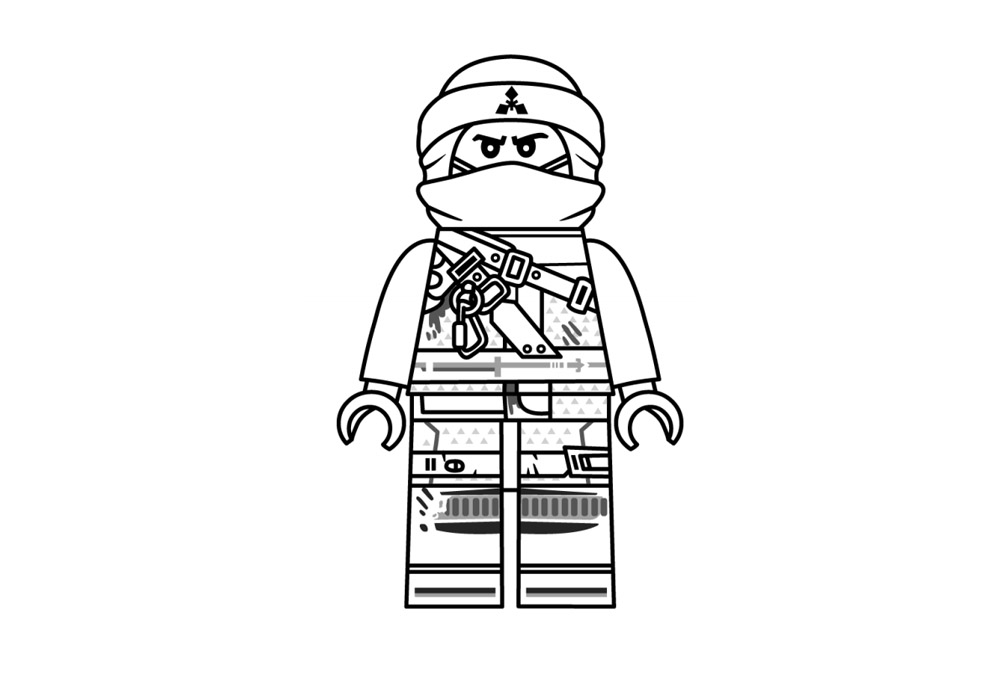 乐高忍者简笔画图片-图4