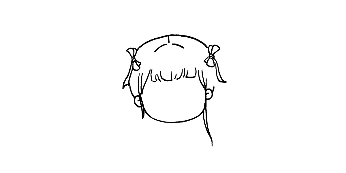 步骤2：详细描绘发型。