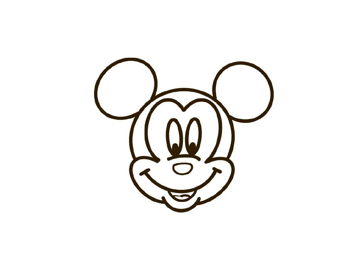 步骤6：线稿完成。