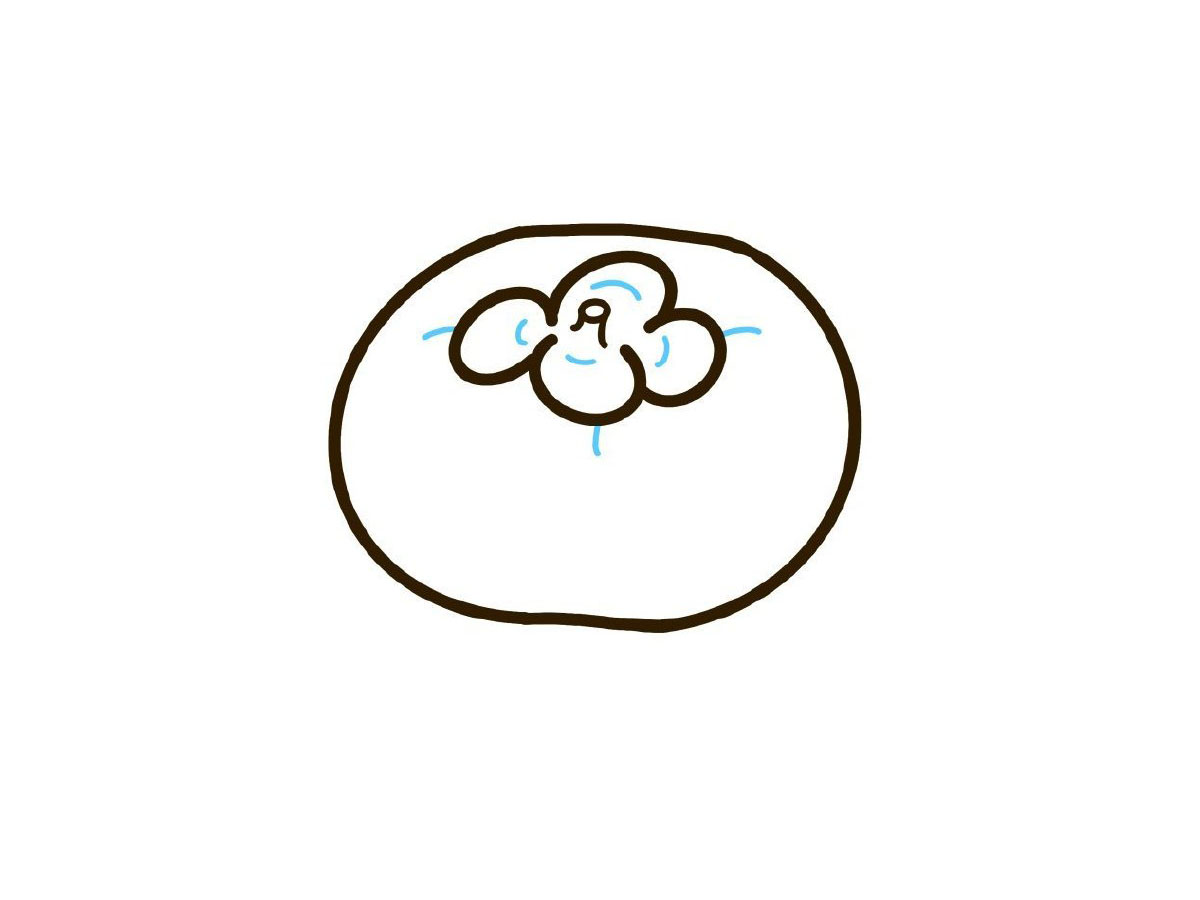 步骤5：画一些褶皱的小细节。