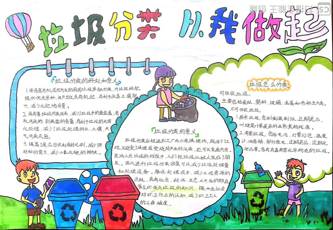 文明课间手抄报图片-图2