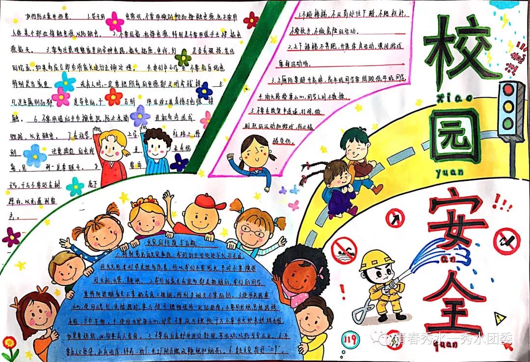 校园安全教育手抄报-图5