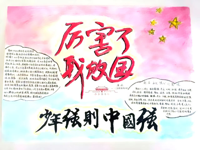 以“厉害了，我的国”为主题的手抄报-图6