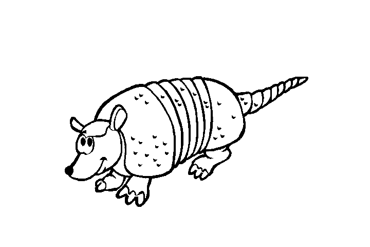 犰狳简笔画图片-图4