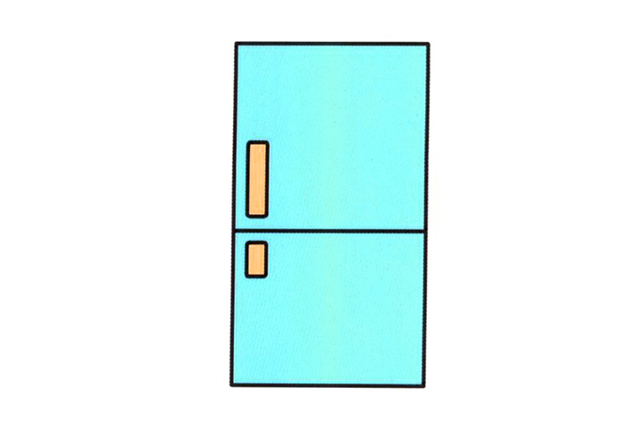 冰箱怎么画