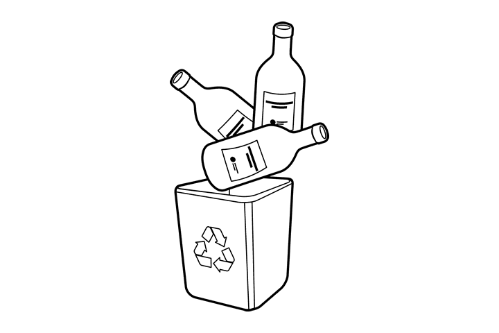分类垃圾桶怎么画-图8