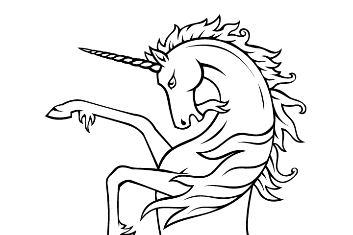 独角兽简笔画图片-图2