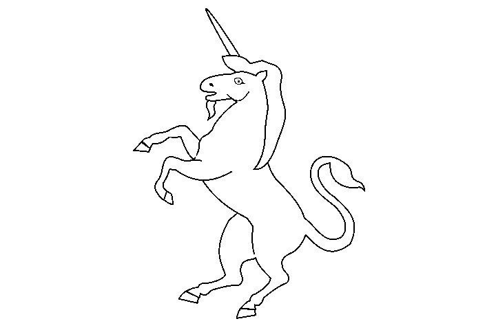 独角兽简笔画图片-图4