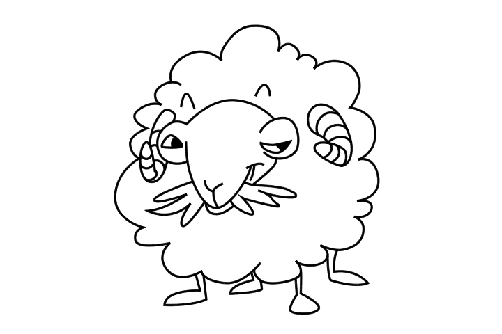 山羊简笔画图片-图2