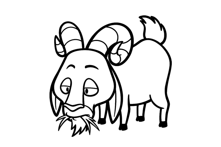 山羊简笔画图片-图4