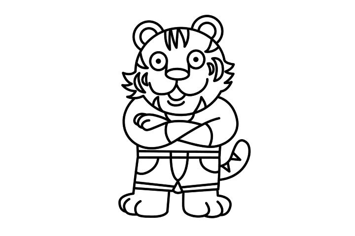 老虎的画法-图1