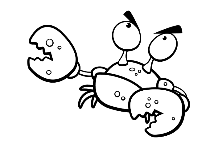 螃蟹简笔画图片-图4