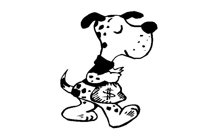 斑点狗简笔画图片-图2