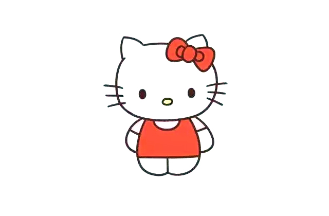 hellokitty的画法