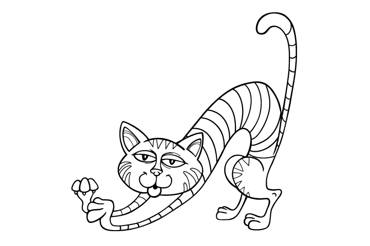 各种猫咪的画法-图9