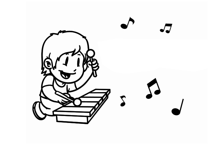 开心的小孩子简笔画图片-图6