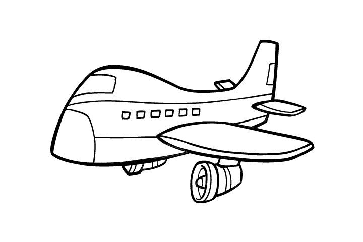 6种飞机的简单画法-图8