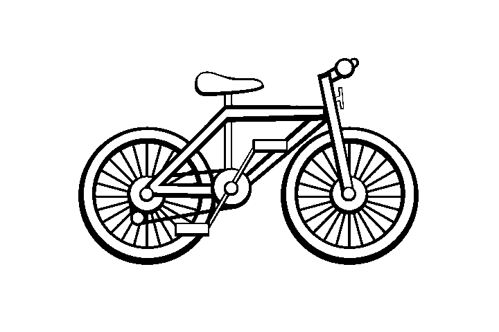 几种自行车的画法-图4