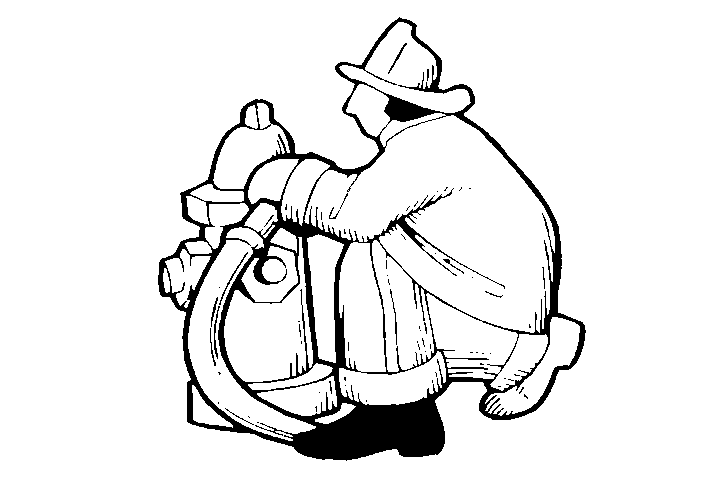 消防员简笔画图片大全-图11