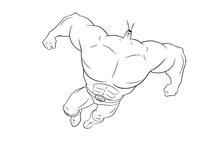 海绵宝宝简笔画图片-图8