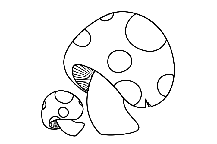 各种蘑菇的画法-图3