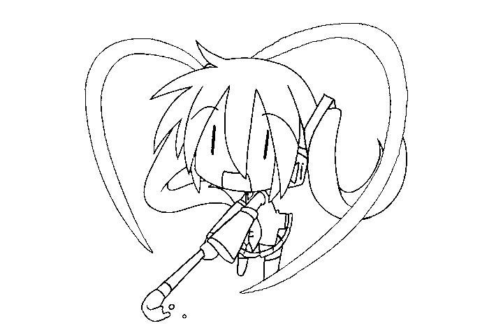 初音未来漫画线稿-图6