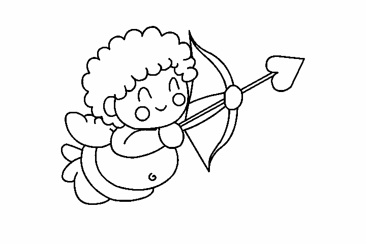 丘比特简笔画图片大全-图4