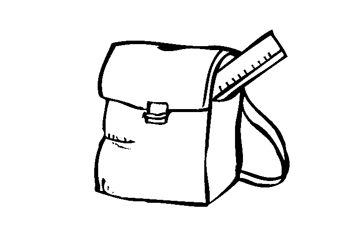 各种中小学生书包的画法-图4