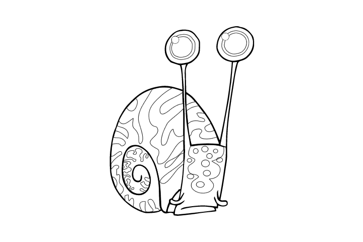 蜗牛的画法-图6