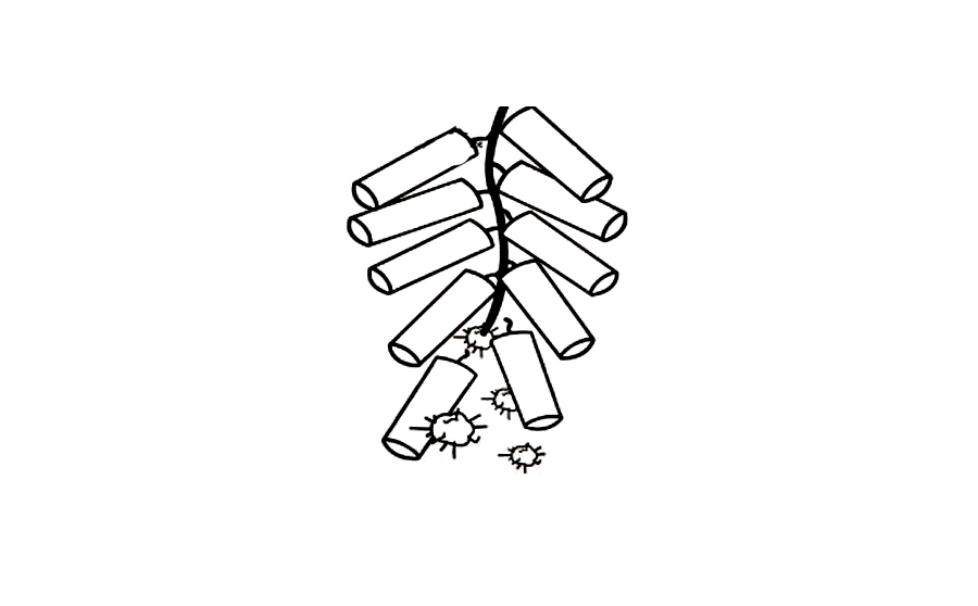 各种春节鞭炮的画法-图6