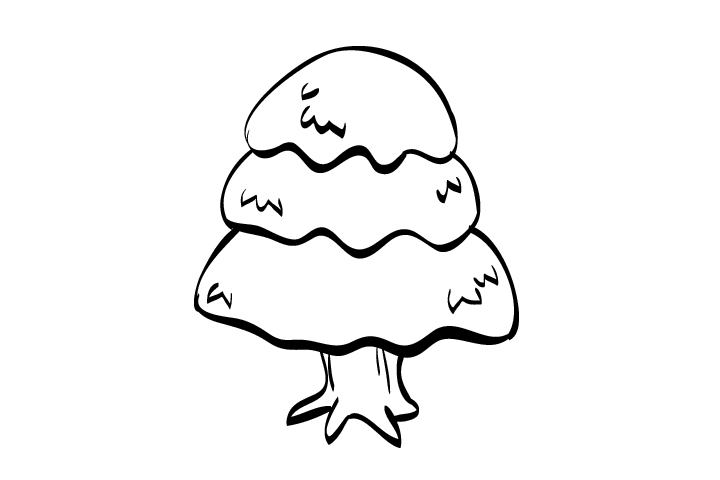 大树的简单画法-图2