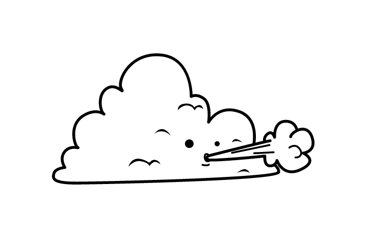 云朵气象图标的画法-图1