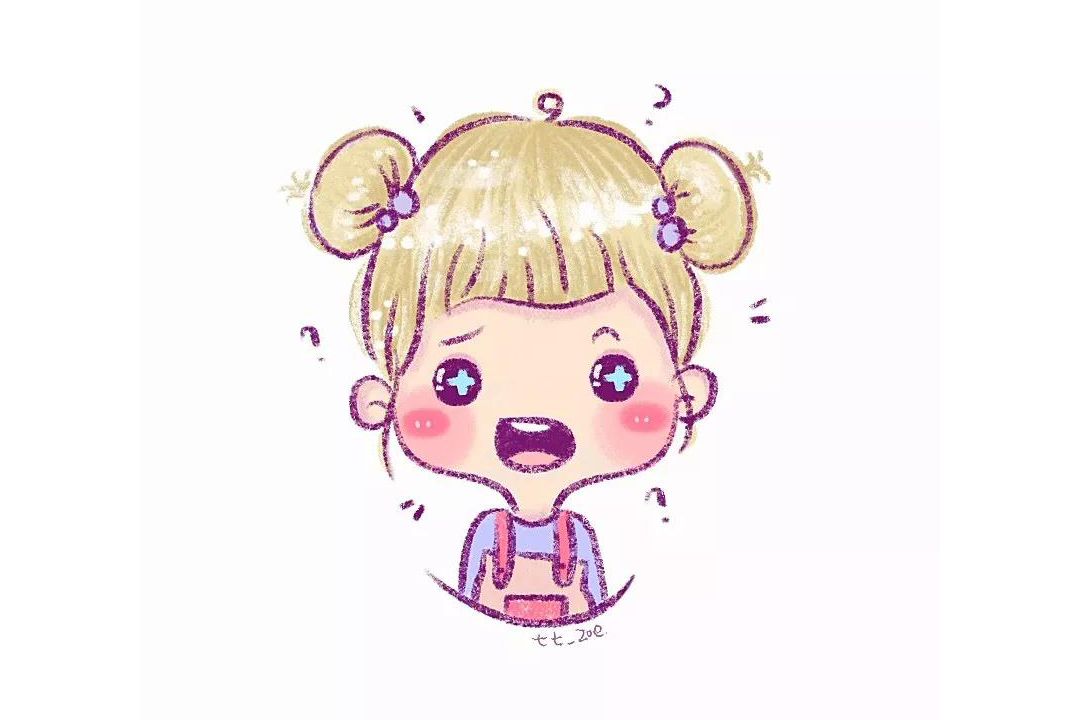 可爱的女生头像简笔画图片-图5