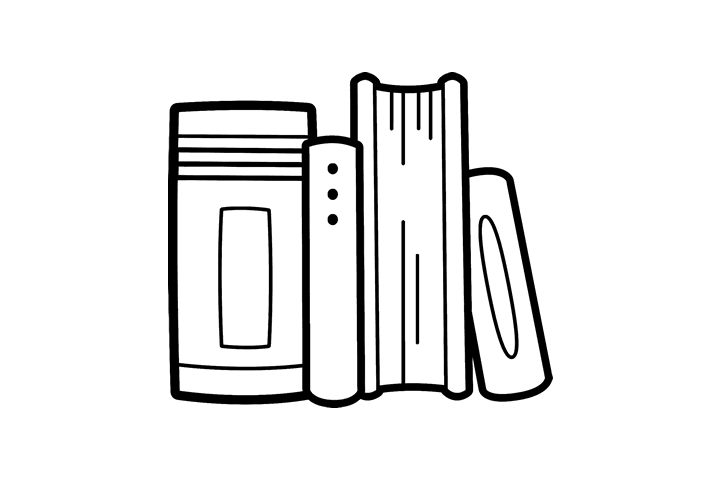 堆放的书本简笔画图片-图3