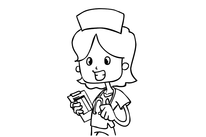 护士简笔画图片-图3