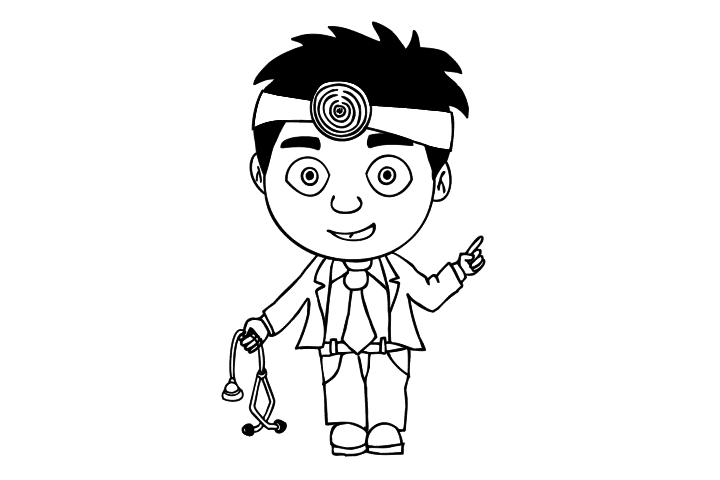 医生简笔画图片-图1